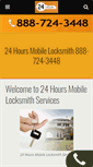 Mobile Screenshot of 24hours-mobile-locksmith.com
